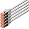 DIGITUS LAN Kabel Cat 6 - 15m - 5 Stück - RJ45 Netzwerkkabel - S/FTP Geschirmt - Kompatibel zu Cat 6A & Cat 7 - Grau