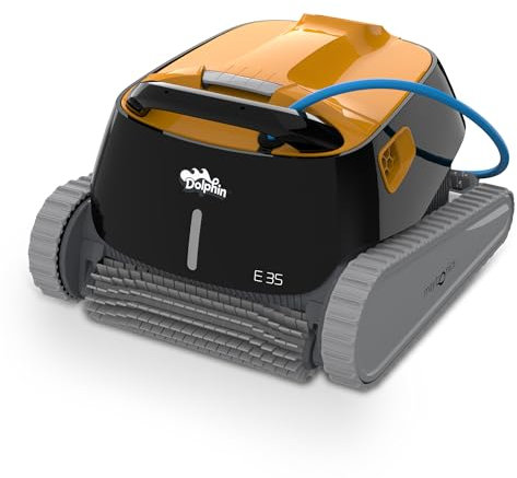 Dolphin E35 Automatischer Poolreiniger Poolroboter mit Kabel - Boden und Wandreinigung - Ultrafeine Filtrierung, Eingelassene Pools bis zu 12 m