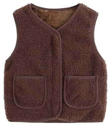 Kinder Ärmellose Warmen Fleeceweste Warme Weste Für Kinder Aus Und Winter Winter Fleece Reitweste Herren Western Teddyjacke Mädchen Steppweste Kinder Jungen