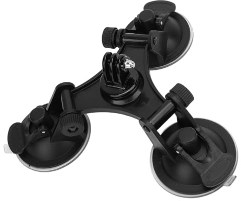Gen 3 Suction Cup Mount - Adjustable Triangle Car Mount with Strong Suction for Satellite Antenna, RV Roof, Windshield on Glass & Smooth Surfaces