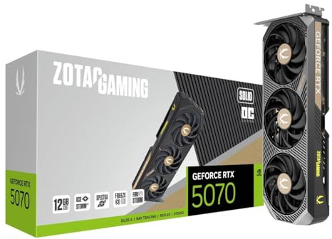 ZOTAC Gaming GeForce RTX 5070 Solid OC 12GB GDDR7 - ZT-B50700J-10P