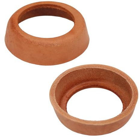 SIGANDG Ledermanschetten für Schwengelpumpe Typ 75 | Kolbenmanschetten-Ersatzteile Kompatibel mit Braun Wasserpumpen (Typ 75)2er-Set