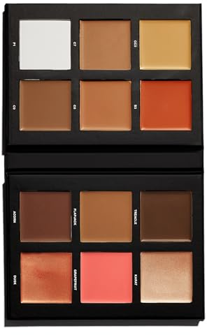 BEAUTY BAY Make Face Multi-Use Complexion Palette (Tan - Deep), Vegan & Cruelty-Free, Cream & Powder Formula, 11 Creams & 1 Powder, Concealing & Correcting