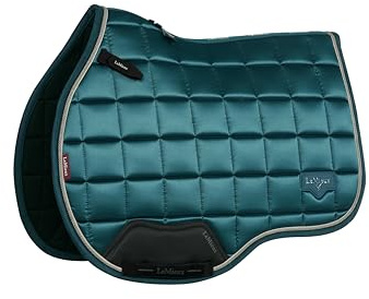 LeMieux Loire Classic GP Square - Equestrian Saddle Pad - Girth Protection Area - Jungle - Large