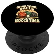 Squadra italiana di giocatori di bocce retrò Grab your balls PopSockets PopGrip Adesivo