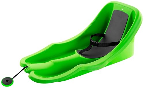 Gizmo Riders Baby Rider, Toddler Sled - 3-Point Harness, Anti-Slip Seat, Front Tow Strap, Durable Plastic, Ideal for 6 Months to 3 Years, Supports Up to 55 lbs, Winter Fun for Little Ones