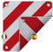 ProPlus Warntafel PVC Rot-Weiß Italien Spanien 2in1 Wohnwagen Warntafeln Warnschild 50cm