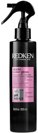 Redken Acidic Color Gloss Heat Protection Leave-In Treatment Spray For Color Treated Hair - Conditions and Adds Hair Shine, Heat Protectant Leave In Conditioner