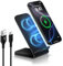 Google Pixel Wireless Charger Stand, 15W Schnelles Kabelloses Ladegerät Handy Ständer, Induktive Ladestation Wireless Charger für Google Pixel 9 Pro/8/7/6/5/Samsung Galaxy S25+/S24 FE/S23/S22/S21/S20