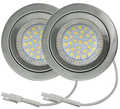 eufeifeiegds Lot de 2 lampes LED for hotte cuisinière, 230 V,5 W, en verre transparent 60 mm, for aspirante fumée, lampe d'armoire = 15(Warm White 3000K)