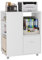 hefoths Rollcontainer, Büroschrank mit Rollen und Schubladen, Aktenschrank Weiß, für Dokumente, A4-Papier, Letter-Format, Weiß, 60 x 40 x 75 cm