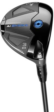 Callaway Golf Paradym AI Smoke TD Fairway Wood (mano derecha, Denali 70G, 5 madera, rígida), negro