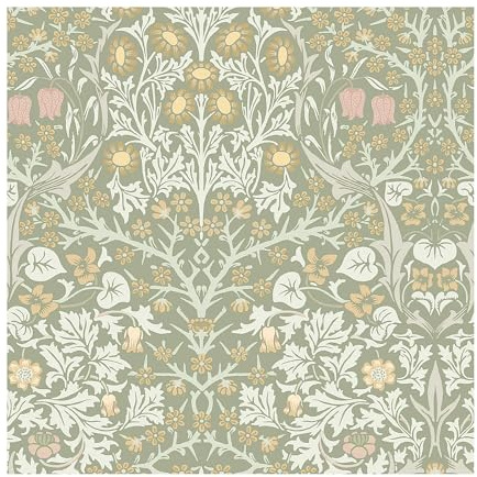 William Morris At Home Blackthorn Sage Vliestapete 10mx52cm | | Einfach anzubringen und zu Entfernen 1005 x 52