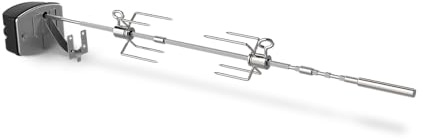Weber Rotisserie for Spirit & Searwood - Powerful Motor for Even Grilling of Chicken & Roast - Silver (3400261)