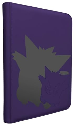 Ultra Pro Pokemon Elite Series Genga - Carpeta PRO con 9 bolsillos con cremallera | Accesorio para juego de cartas coleccionables