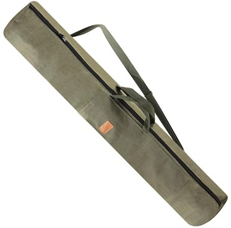 YHESUBZ Sac de pêche Portable,pour Cannes à pêche,Pliable,Sac de Parapluie de pêche étui étanche Organisateur,Sac de Rangement pour Accessoires de pêche,120 * 30cm,Vert