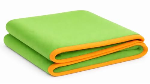 Intimitaly Easy Home - Telo Mare in Microfibra, 90x170 cm, Compatto e Leggero - Asciugamano Microfibra 70x100, con Elastico, per Mare, Palestra, Viaggio, Ultra Morbido (Verde, 70x100)