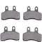 GOOFIT 2 Ensembles de Remplacement de Chaussure de plaquette de Frein à Disque de Moto pour 110cc 125cc Taotao Roketa Dirt Bike Pit Bike