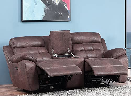 Elektrisches Microfaser Kinosofa Relaxcouch Fernsehsofa 5131ee-Cup-2-VF03