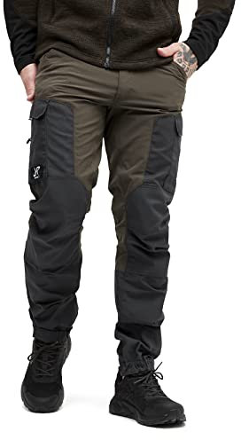 RevolutionRace RVRC GP Pants, Pantaloni da Uomo, durevoli per Trekking e Altre attività all'Aria Aperta, Mud, L
