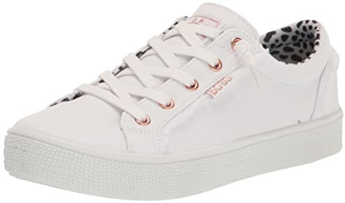 Skechers dam Träningsskor 113328 Wht, Vit duk, 38 EU