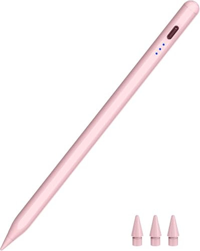Pencil 1st Generation for iPad 2025-2018, HATOKU Pen for Tablet Accessory Bundles with Tilt Sensitivity & Palm Rejection Pencil for iPad 6-11, Air 3-5/M2/M3, Pro 11/12.9/13 M4, Mini 5~7