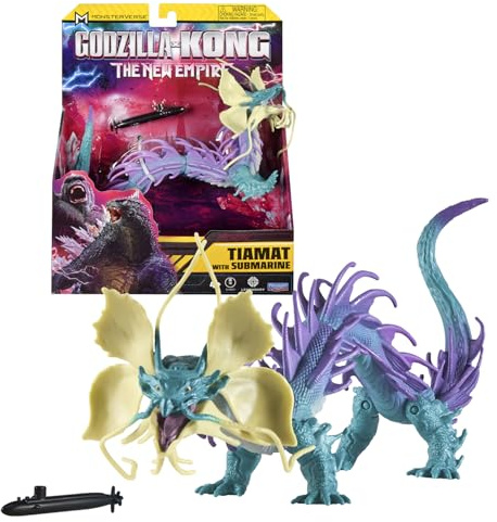 Giochi Preziosi Godzilla Per Kong Il Nuovo Impero - Tiamat Da 15 Cm Articolato, Altamente Dettagliato E Accessoriato, Per Bambini A Partire Dai 4 Anni, Come Nel Film