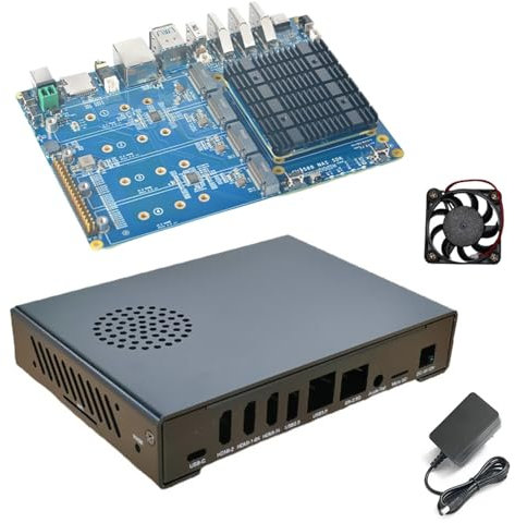 youyeetoo CM3588 Plus Mini NAS Plate-forme, vidéo 8K, RK3588, OpenMediaVault fit, 16/32 Go de RAM, 4 socles M.2 PCIe3.0, solutions NAS, serveur domestique, stockage cloud local, micro ordinateur (32 G