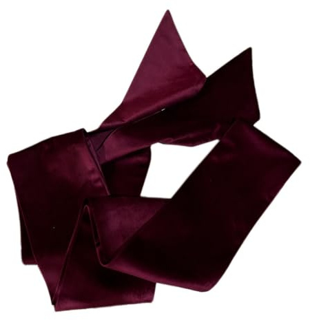 Inzegao Cinturón ancho de terciopelo para mujer, cinturón de cincha para vestido, cinturón largo envolvente, cinturón de lazo para la cintura, fajín para boda, novia, fiesta, Púrpura, rojo, Talla