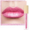 Oulac Lippenstift Metallic Glitzer 2-in-1 Lipstick＆Lidschatten Lippenstift 8 Stunden Halt Leichter Lippenstain Hochpigmentiert Wischfest Wasserfester Vegan Damen Mädchen Make-up MD08