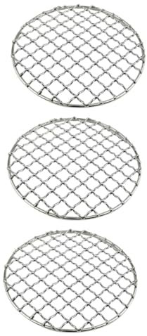 Cabilock 3 Piezas De Camping Olla Estante Parrilla Superior Plancha Horno Aire Bola De Bandeja Para Hornear Camping Barbacoa Rejilla Albóndigas Alambre Eléctrico Utensilios