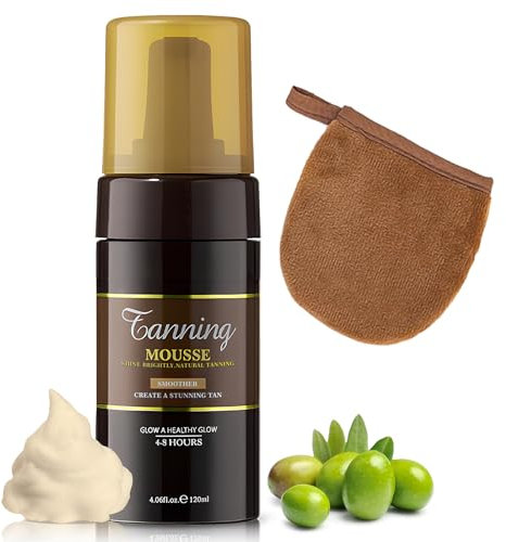 Crema abbronzante corpo, crema autoabbronzante per il corpo, autoabbronzante per il corpo, autoabbronzante per il viso, gocce autoabbronzanti per il viso, mousse autoabbronzante e guanto facile da