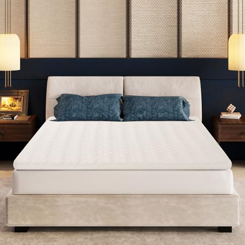 Ego Home Topper 90 x 190 cm, 7 cm de Altura, sobrecolchón con núcleo de Espuma cómoda para Cama con somier, Caravana, sofá Cama, Funda de Malla 3D, Lavable, Öko-Tex