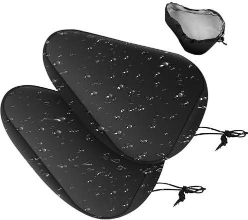 AiQInu Funda sillin Bicicleta Paquete de 2, Polvo y Resistente al Agua Cubierta del sillín con cordón para Hombres y Mujeres, Compatible, Bicicletas de Carretera