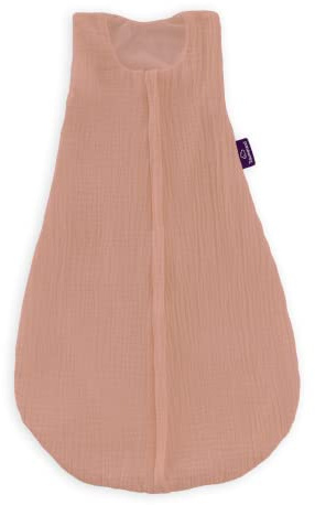 Sommerschlafsack LIEBMICH Baumwollmusselin, aprikose, Größe 90