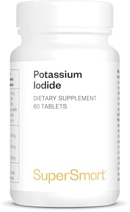 Potassium Iodide - Contribue au Bon Fonctionnement de la Thyroïde - Soutient le Métabolisme et le Système Nerveux - Vegan - Sans Gluten - Supersmart