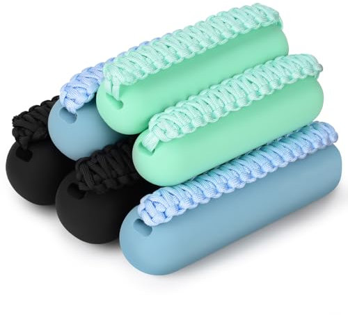 Hikeen Handvikter set, promenadvikt på 6 (0,5 kg, 0,9 kg, 1,4 kg per paket) Mjuka hantelset för kvinnor män, promenadhantel med handrem för aerobics, jogging, löpning
