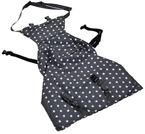 Chaise de bébé Portable, Ceinture d'alimentation en Polyester Durable pour Les Restaurants de Voyage, écharpe de bébé Légère et Résistante à l'usure pour Les Tout-Petits/la Maison (étoile