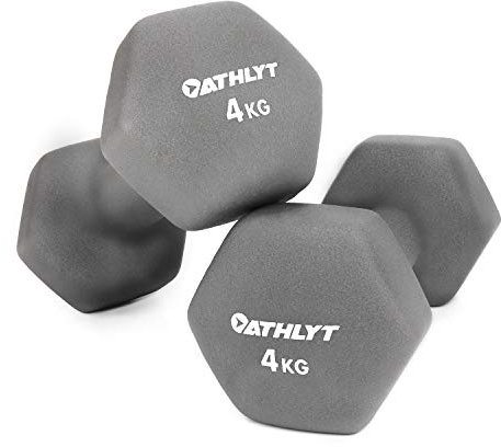 Athlyt - Neopren hanteln gewichte, 4 kg