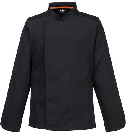 Portwest Giacca MeshAir Pro L/S, Taglia: M, Colore: Nero, C838BKRM
