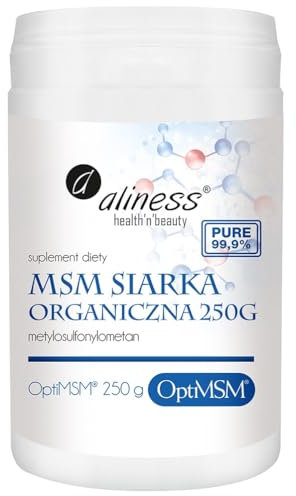 MSM organisches Schwefel OptiMSM Pulver 250g Aliness