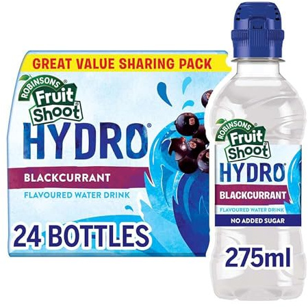 FRUIT SHOOT Hydro Flavoured Water, Blackcurrant 24 x 275 ml