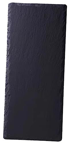 Amosfun Plato De Pizarra Natural Para Sushi y Postres Resistente Fácil De Limpiar