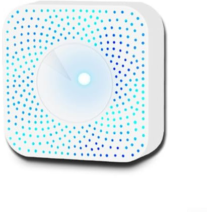 Détecteur de qualité de l'air pour application Tuya via WiFi, test PM2,5, dioxyde de carbone, température et humidité, avec compatibilité pour Alexa et pour la maison, les bureaux, les écoles (A)