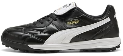 PUMA Unisex King TOP Turf Football Boots, PUMA Black-PUMA White, 4.5 UK