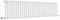 Milano Aruba White Horizontal Single Oval Panel Radiator - 400mm x 1652mm