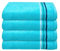 Schiesser Handtuchset Skyline Color - 4-teilig - 50 x 100 cm - Türkis