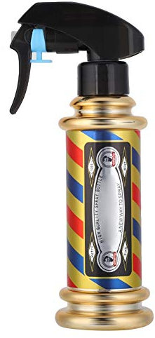 TIKATARER Spray Bottle For Hair, 200ml Hairdressing Spray Bottle Continuous Mister Spray Bottle with High Precision Nozzle For Professional Salon and Barber Shop (Printed)