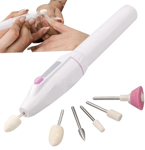 Set Di File Per Chiodi Elettrici - Strumento Rotante, Lucidatore Ricaricabile | File Motorizzato Compatto, Strumento Di Trattamento Delle Unghie Silenzioso Ed Ergonomico Per Manicure Domestica, Manute