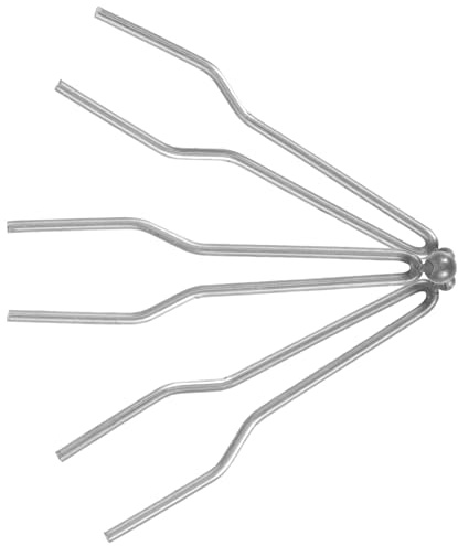 Mikikit 3 Piezas Puntas de Pirograbado de Repuesto para Quemador de Madera Alta Impedancia, Puntas de Alambre Metálico Resistente para Grabado Detallado, Compatibles Pirograbadores 21-23,